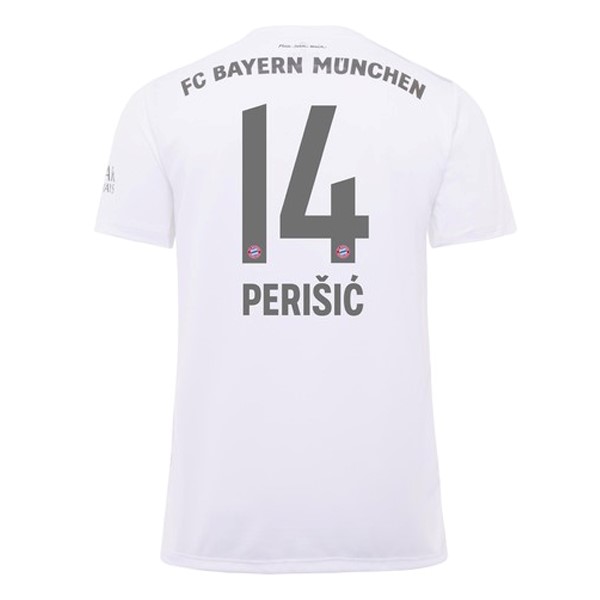 Camiseta Bayern Munich NO.14 Perisic Segunda equipo 2019-20 Blanco